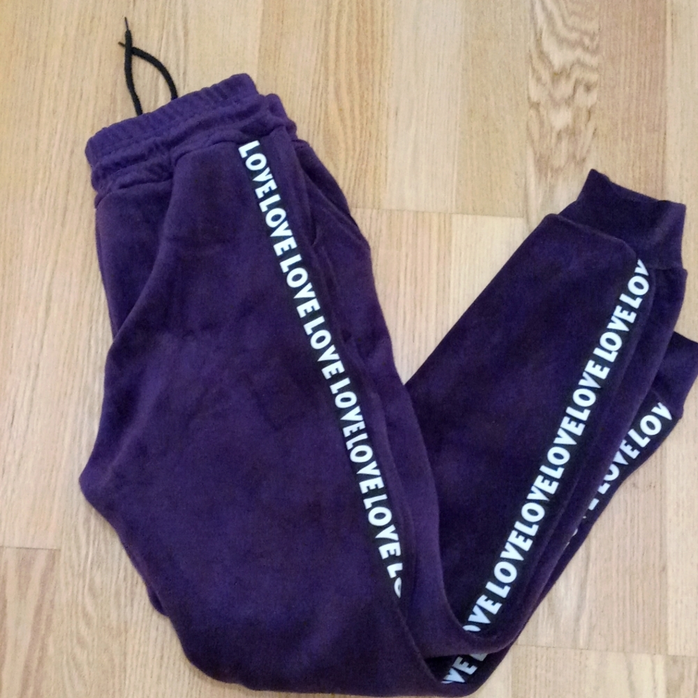 2 piece winter sweatsuit with interior lining/hoodie/ size sm - Picture 4 of 8